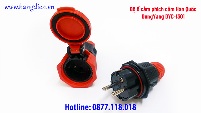 Bộ ổ cắm phích cắm Hàn Quốc DongYang DYC 1301 - Ảnh 3