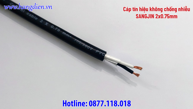 Cáp tín hiệu đôi SangJin 2x0.75mm - Ảnh 3