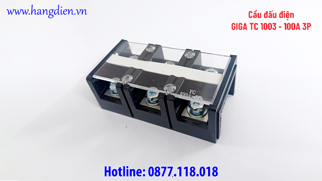 Cầu đấu điện GIGA TC 1003 100A 3P - Ảnh 3