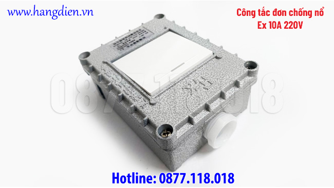 Công tắc đơn chống nổ EX 10A - Ảnh 4