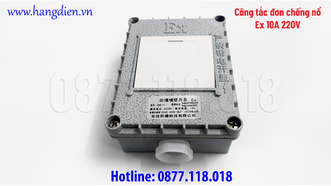 Công tắc đơn chống cháy nổ EX 10A