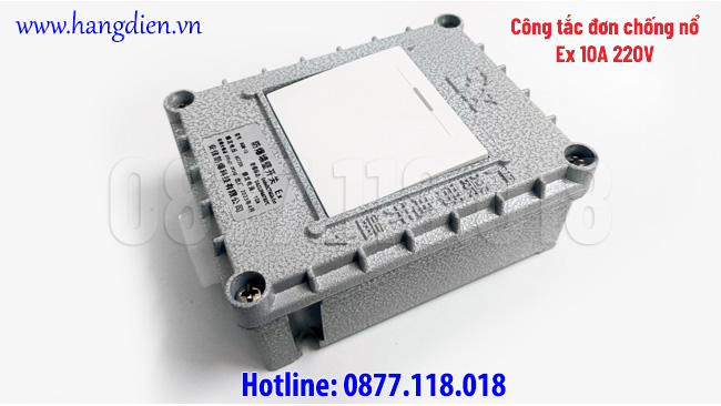 Công tắc đơn chống cháy nổ EX 10A - Ảnh 2