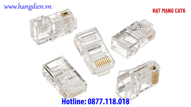 Đầu hạt mạng RJ45 CAT6 AMP - Ảnh 2