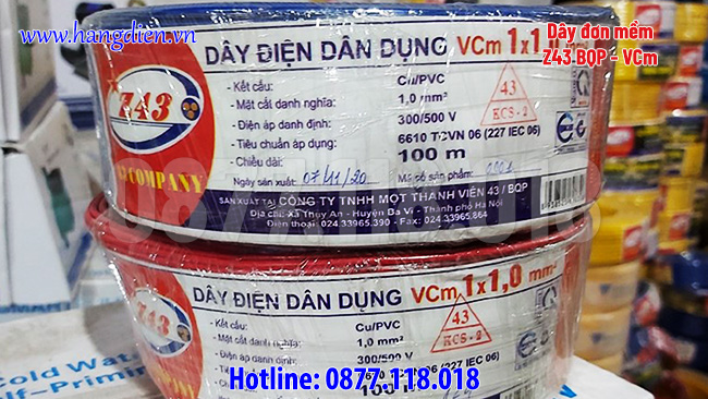 Cáp đồng đơn mềm Z43 BQP - CVm - Ảnh 3