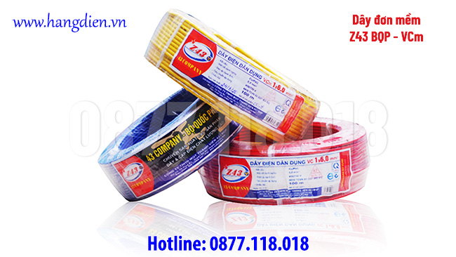 Cáp đồng đơn mềm Z43 BQP - CVm - Ảnh 2