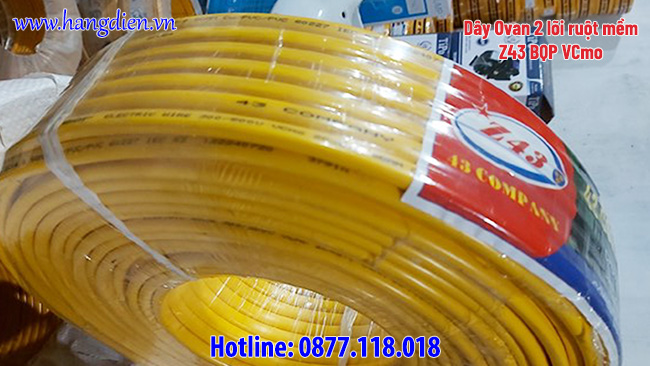 Dây Ovan 2 lõi ruột mềm Z43 BQP VCmo - Ảnh 2