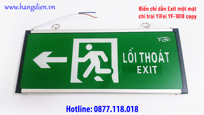 Biển chỉ dẫn Exit một mặt chỉ trái YiFei YF-1018