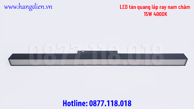 LED tán quang lắp ray nam châm 15W 4000K - Ảnh 2