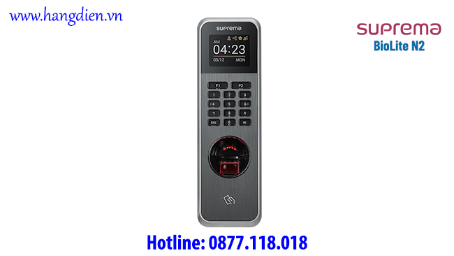 Máy chấm công vân tay Suprema BioLite N2