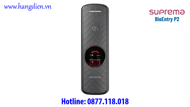 Máy chấm công vân tay Suprema BioEntry P2