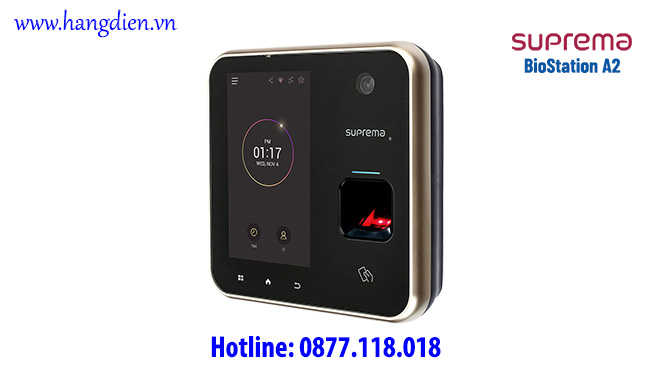 Máy chấm công vân tay Suprema BioStation A2