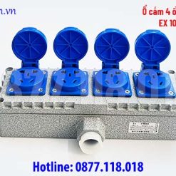 Ổ cắm bốn ổ chống nổ 5 chấu EX 10A 250V