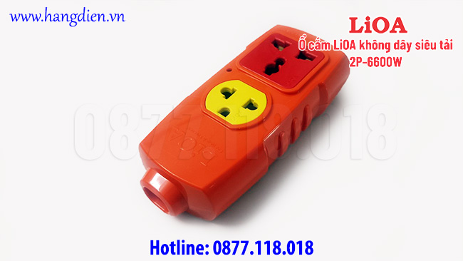 Ổ cắm không dây siêu chịu tải LiOA 2P 6600W - Ảnh 2