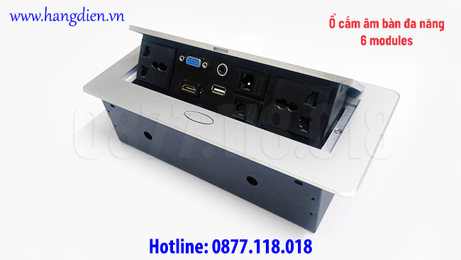 Ổ cắm điện âm bàn đa năng nhập khẩu