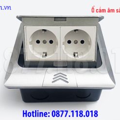 Ổ cắm âm sàn chuẩn Schuko