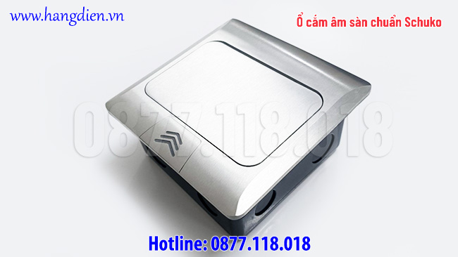 Ổ cắm âm sàn chuẩn Schuko - Ảnh 3