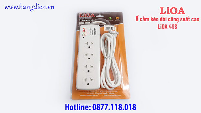 Ổ cắm kéo dài công suất lớn LiOA 4SS - Ảnh 2