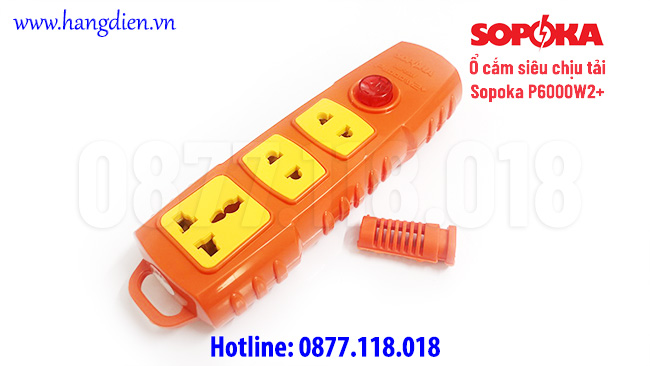 Ổ cắm không dây Sopoka siêu tải P6000W2+ - Ảnh 4