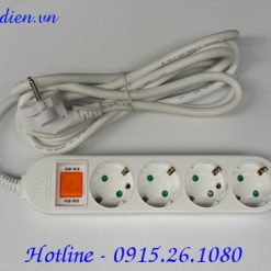 Ổ cắm điện Dosel 4 lỗ DM2217 Hàn Quốc