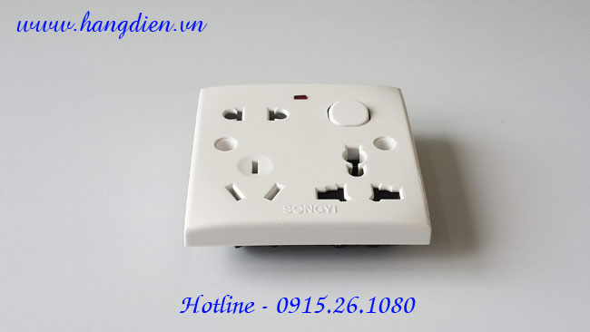 Ổ cắm điện mặt vuông đa năng - Ảnh 2