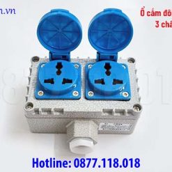 Ổ cắm đôi chống nổ 3 chấu đa năng EX 16A 250V
