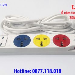 Ổ cắm tích hợp USB LiOA 3DN4A2C15W