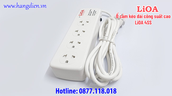 Ổ cắm kéo dài công suất lớn LiOA 4SS - Ảnh 4