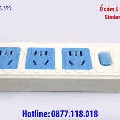 Ổ cắm không dây 5 chân dẹt 3 lỗ Sindarta SDT - 413