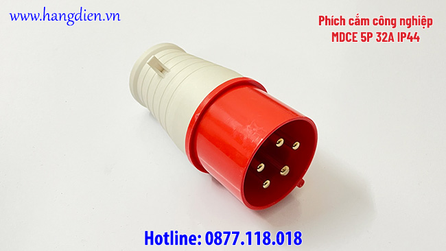 Phích cắm công nghiệp di động MDCE 5P 32A IP44