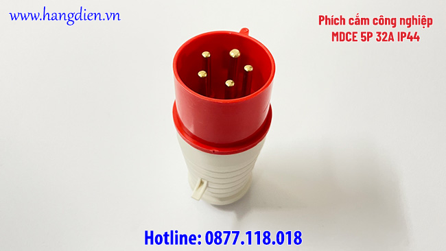Phích cắm công nghiệp di động MDCE 5P 32A IP44 - Ảnh 4