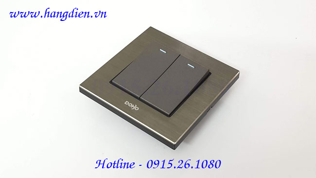 Công tắc đôi Dobo một chiều A90X-88004 - Ảnh 3