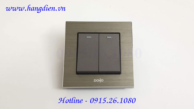 Công tắc đôi Dobo một chiều A90X-88004