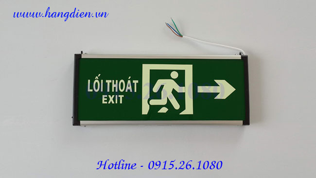 Đèn Exit có dạ quang Lilang