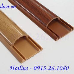 Nẹp sàn bán nguyệt vân gỗ D50