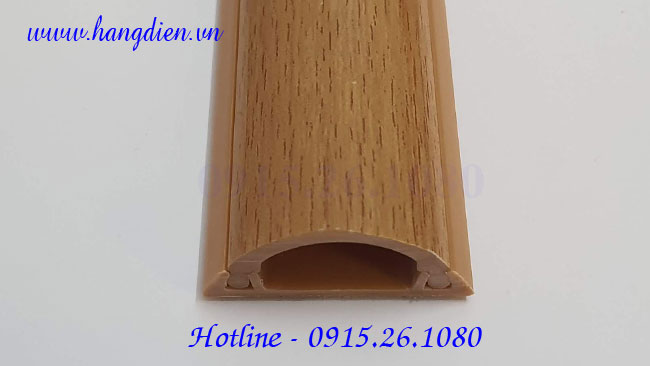 Nẹp sàn bán nguyệt vân gỗ D50 - Ảnh 2