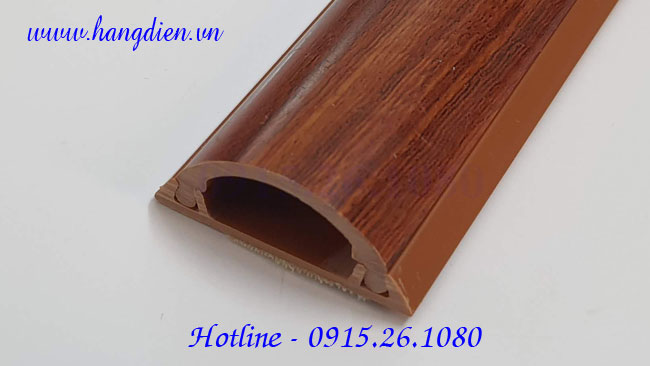 Nẹp sàn bán nguyệt vân gỗ D50 - Ảnh 3
