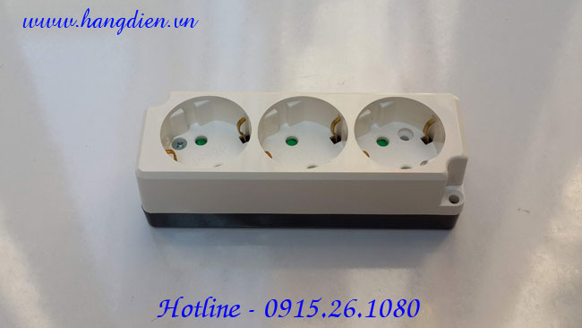 Ổ cắm điện Dosel 3 lỗ DC1212 - Ảnh 4