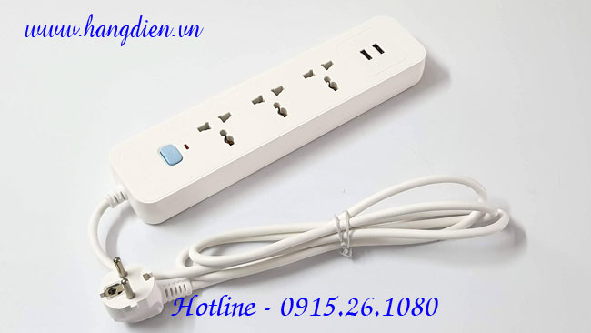 Ổ cắm điện 3 lỗ 2 USB Goneo N103U - Ảnh 4