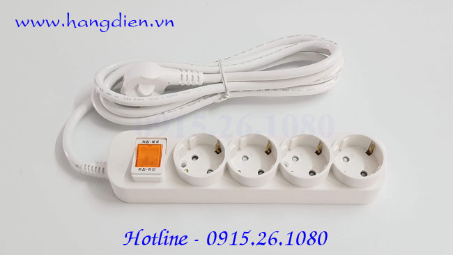 Ổ cắm điện Daesung 4 lỗ 1 công tắc - Ảnh 4