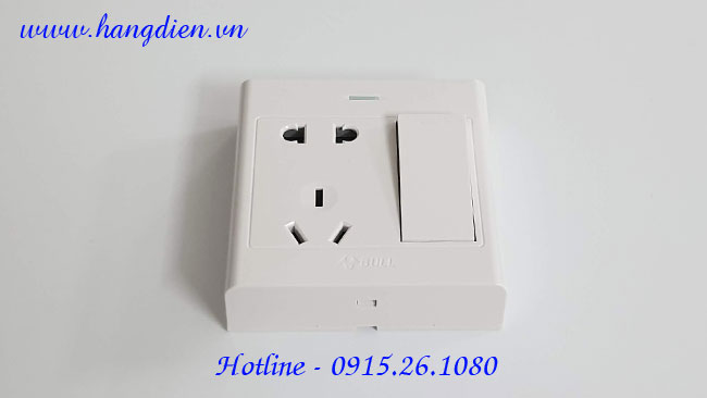 Ổ cắm điện 5 chấu 1 công tắc G09E333A Bull - Ảnh 2