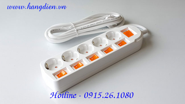 Ổ cắm điện Dosel 5 lỗ DM2225 - Ảnh 4