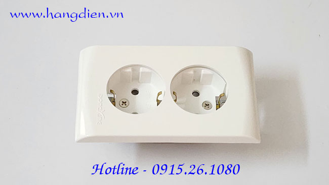 Ổ cắm điện DongYang 2 lỗ DYC-G201 - Ảnh 2