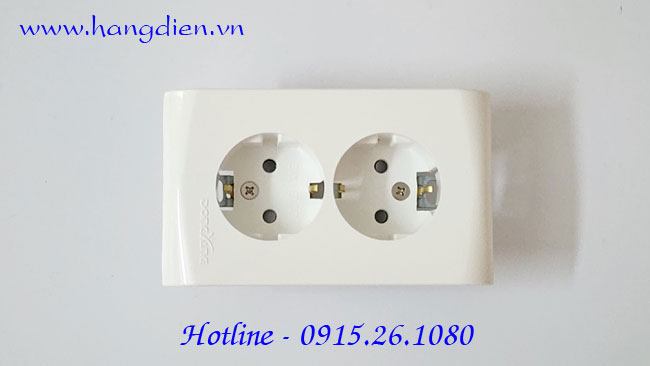 Ổ cắm điện DongYang 2 lỗ DYC-G201