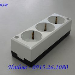 Ổ cắm điện DongYang 3 lỗ gắn nổi DYCN-G3C/2