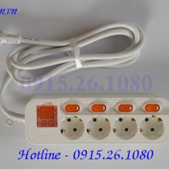 Ổ cắm điện DongYang 4 lỗ 5 công tắc