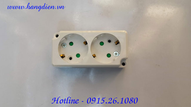 Ổ cắm điện Dosel 2 lỗ DC1211