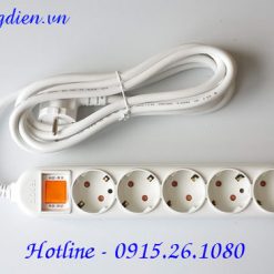 Ổ cắm điện Dosel 5 lỗ DM2218 Hàn Quốc
