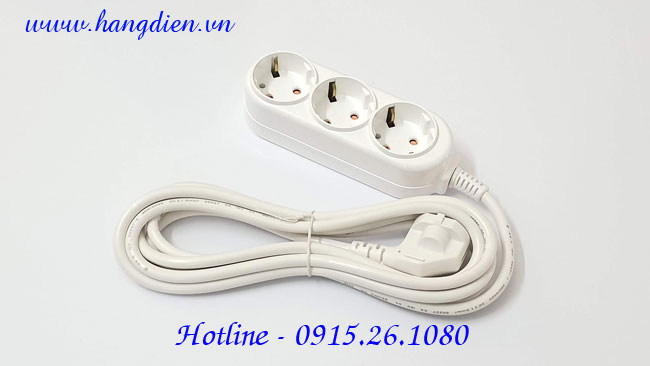 Ổ cắm điện Dosel 3 lỗ DM2212 - Ảnh 3