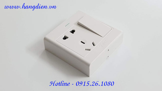 Ổ cắm điện 5 chấu 1 công tắc G09E333A Bull - Ảnh 4