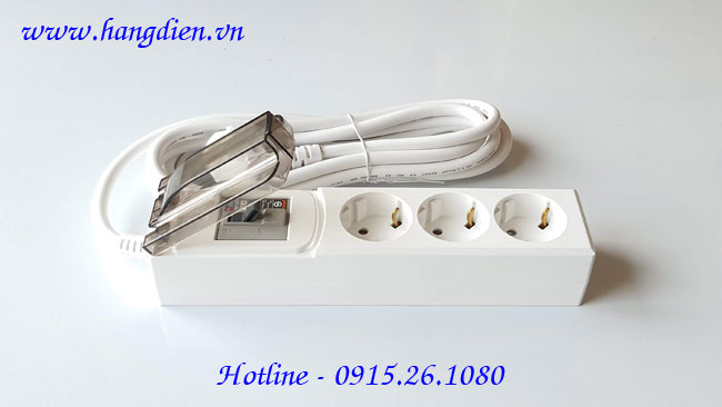 Ổ cắm điện schuko 3 lỗ có Aptomat - Ảnh 2